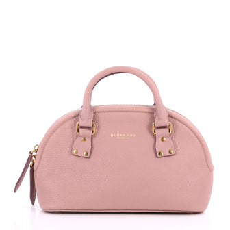 Burberry Bloomsbury Satchel Heritage Grained Leather Small Pink 2807803