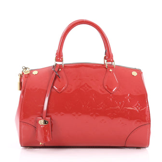 Louis Vuitton Santa Monica Handbag Monogram Vernis Red 2808203