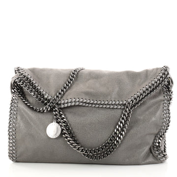 Stella McCartney Falabella Fold Over Bag Shaggy Deer Gray 2809401