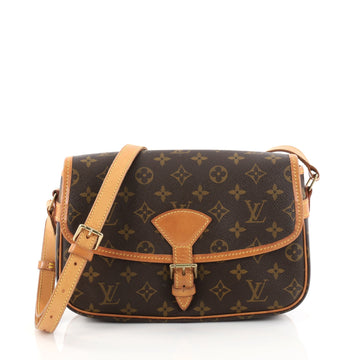 Louis Vuitton Sologne Handbag Monogram Canvas Brown 2809802