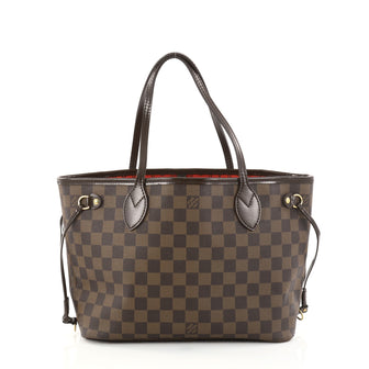 Louis Vuitton Neverfull Tote Damier PM Brown 2809901