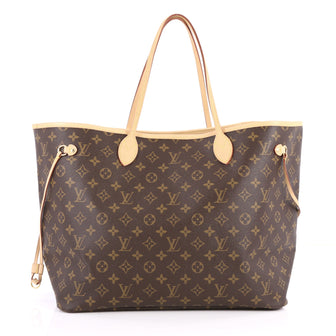 Louis Vuitton Neverfull NM Tote Monogram Canvas GM Brown 2810901