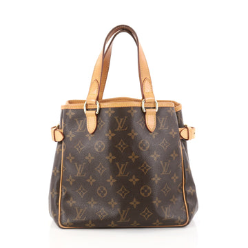 Louis Vuitton Batignolles Handbag Monogram Canvas Brown 2812201