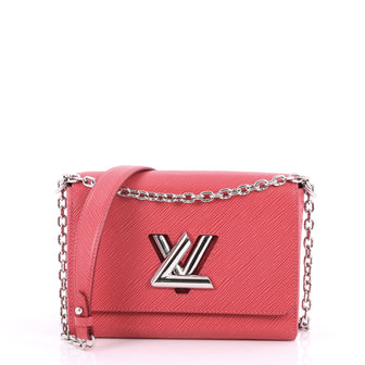 Louis Vuitton Twist Handbag Epi Leather MM Pink 2813701