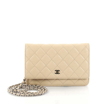 Chanel Wallet on Chain Quilted Caviar White 2814302
