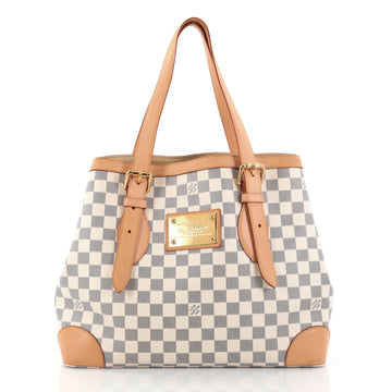Louis Vuitton Hampstead Handbag Damier MM White 2816702