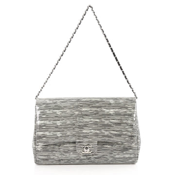 Chanel Classic Double Flap Bag Printed Patent Jumbo 2816901