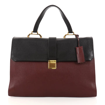 Miu Miu Bicolor Madras Convertible Compartment Top 2817102