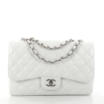 Chanel Classic Single Flap Bag Quilted Caviar Jumbo 2817401