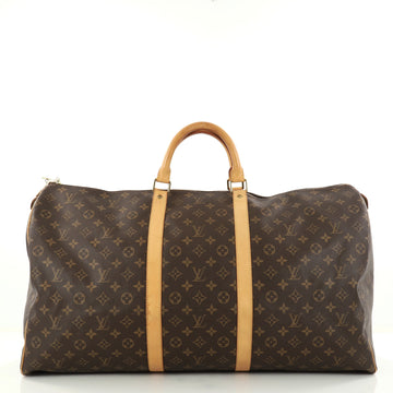 Louis Vuitton Keepall Bag Monogram Canvas 60 Brown 2818002