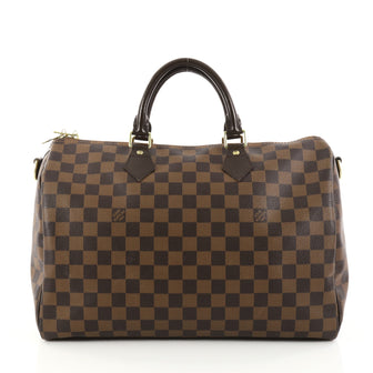 Louis Vuitton Speedy Bandouliere Bag Damier 35 Brown 2818201