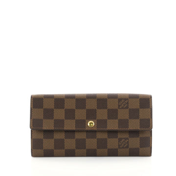 Louis Vuitton Sarah Wallet Damier Brown 2818801