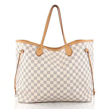 Louis Vuitton Neverfull Tote Damier GM White 2819903