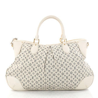 Louis Vuitton Marina Handbag Mini Lin Croisette GM White 2819904