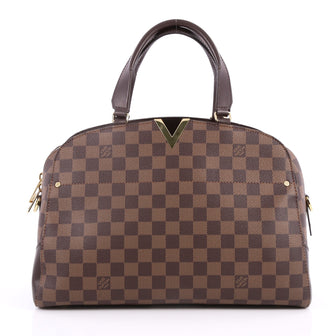 Louis Vuitton Kensington Bowling Bag Damier Brown 2821001