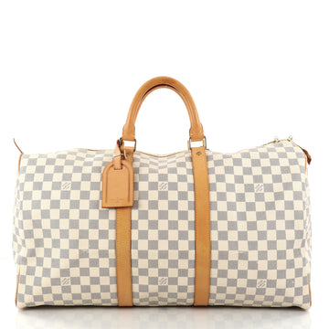 Louis Vuitton Keepall Bag Damier 50 White 2821503