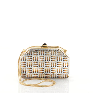 Judith Leiber Minaudiere Crystal Small Gold 2823002