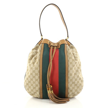 Gucci Rania Shoulder Bag Web GG Canvas Brown 2823501