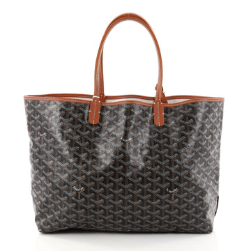 Goyard St. Louis Tote Coated Canvas PM Black 2825425