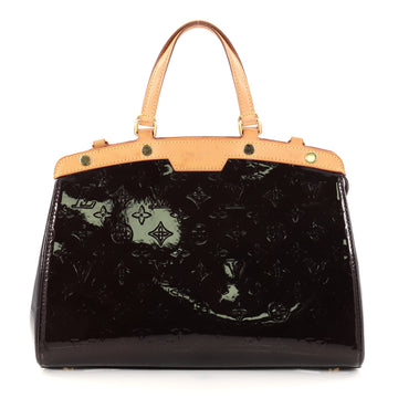 Louis Vuitton Brea Handbag Monogram Vernis MM Red 2825427