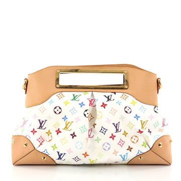 Louis Vuitton Judy Handbag Monogram Multicolor GM White 2825428