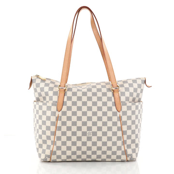 Louis Vuitton Totally Handbag Damier MM White 2827701