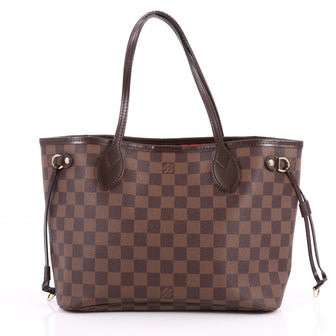 Louis Vuitton Neverfull Tote Damier PM Brown 2828204