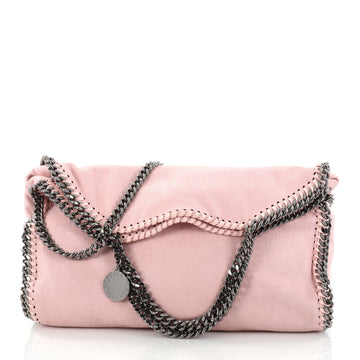 Stella McCartney Falabella Fold Over Bag Shaggy Deer Pink 2828302