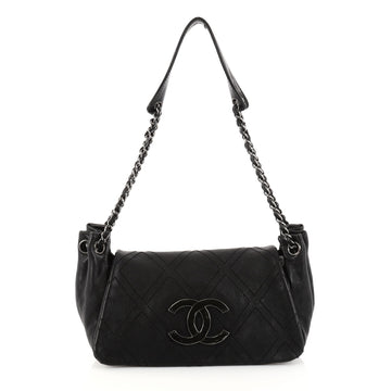 Chanel Diamond Stitch Accordion Flap Bag Quilted 2829202