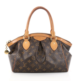 Louis Vuitton Tivoli Handbag Monogram Canvas PM Brown 2829502