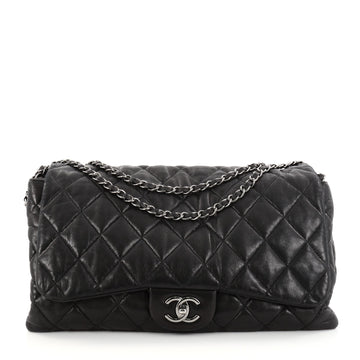 Chanel 3 Bag Quilted Lambskin Maxi Black 2829701