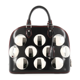 Louis Vuitton Alma Fusion Handbag Leather PM Black 2830301