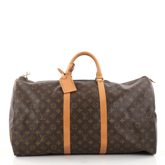 Louis Vuitton Keepall Bag Monogram Canvas 55 Brown 2832102