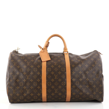 Louis Vuitton Keepall Bag Monogram Canvas 55 Brown 2832102