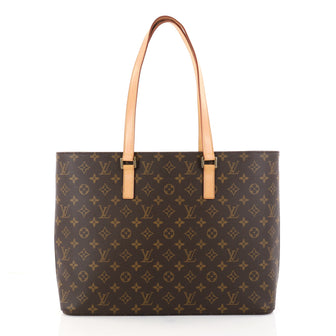 Louis Vuitton Luco Handbag Monogram Canvas Brown 2833902