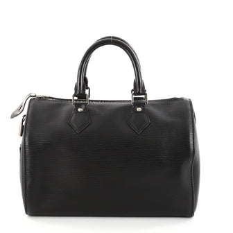 Louis Vuitton Speedy Handbag Epi Leather 25 Black 2834901