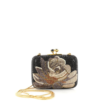 Judith Leiber Minaudiere Crystal Small Black 2835020