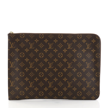 Louis Vuitton Poche Documents Monogram Canvas Brown 2836201
