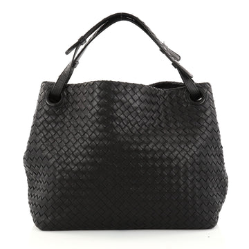 Bottega Veneta Bella Tote Intrecciato Nappa Large Black 2837202