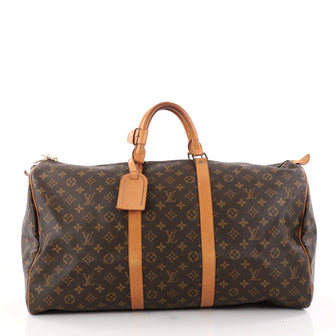 Louis Vuitton Keepall Bag Monogram Canvas 55 Brown 2838001