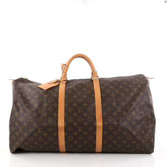 Louis Vuitton Keepall Bag Monogram Canvas 60 Brown 2838003