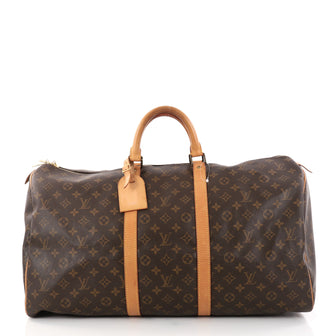 Louis Vuitton Keepall Bag Monogram Canvas 55 Brown 2838004