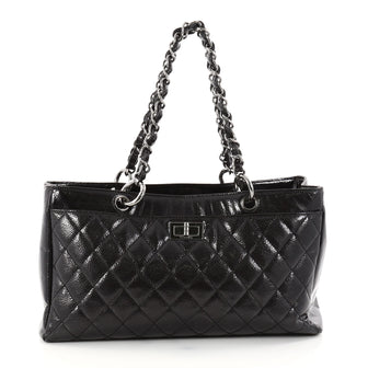 Chanel Reissue Diamond Shine Tote Quilted Patent Caviar 2838301