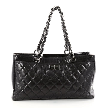 Chanel Reissue Diamond Shine Tote Quilted Patent Caviar 2838301