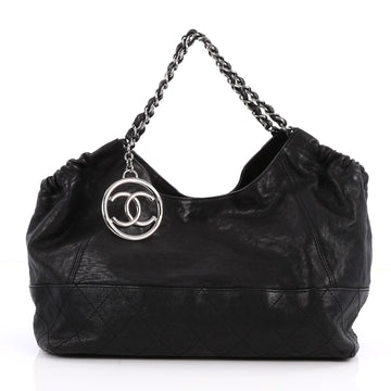Chanel Baby Coco Cabas Quilted Leather Medium Black 2838602