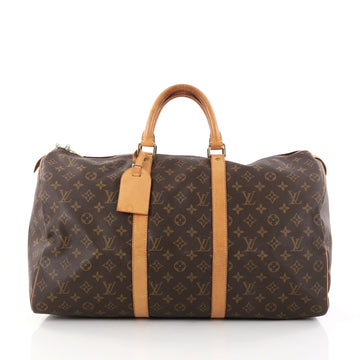 Louis Vuitton Keepall Bag Monogram Canvas 50 Brown 2839001