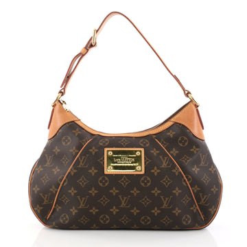 Louis Vuitton Thames Handbag Monogram Canvas GM Brown 2839401