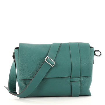 Hermes Alfred Messenger Bag Clemence 35 Green 2842202