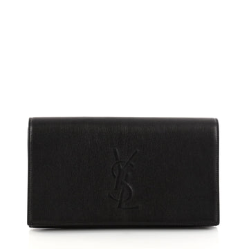 Saint Laurent Belle de Jour Clutch Leather Small Black 2844303