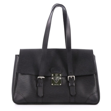 Louis Vuitton Segur Handbag Epi Leather MM Black 2844701